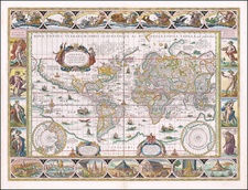 World Map By Willem Janszoon Blaeu