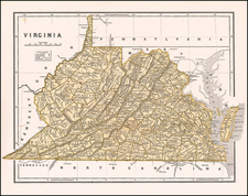 Southeast Map By Sidney Morse  &  Samuel Breese