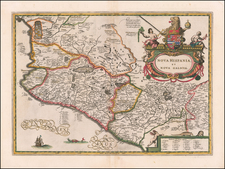 Mexico Map By Jodocus Hondius