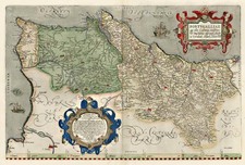 Portugal Map By Abraham Ortelius