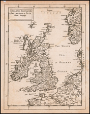 British Isles Map By Sir Jonas Moore