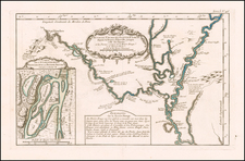 South Map By Jacques Nicolas Bellin