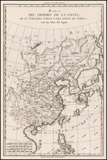 China, Korea and Russia in Asia Map By Pedro de Gongora y Lujan,  Duque de Almodovar