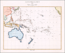 Pacific Ocean, Southeast Asia, Philippines, Pacific, Australia and Oceania Map By Simon Schropp et Comp: / Jakob Friedrich Schmidt