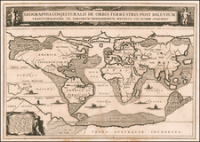 World Map By Athanasius Kircher