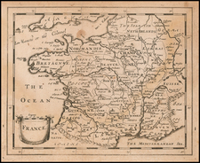 France Map By Sir Jonas Moore