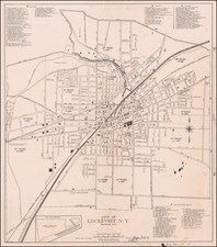 New York State Map By R. L. Wallace