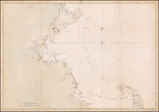 Massachusetts, Boston and American Revolution Map By Joseph Frederick Wallet Des Barres