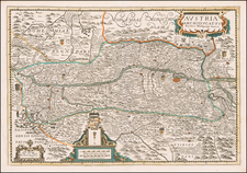 Austria and Czech Republic & Slovakia Map By Nicolas Berey