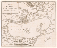 Philippines Map By Pedro de Gongora y Lujan,  Duque de Almodovar