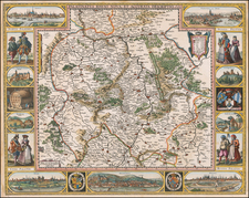 Süddeutschland Map By Nicolaes Visscher I