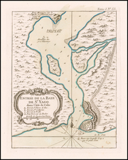 Cuba Map By Jacques Nicolas Bellin