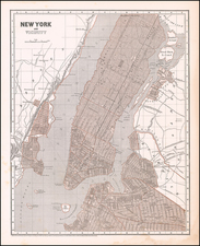 New York City Map By Sidney Morse  &  Samuel Breese