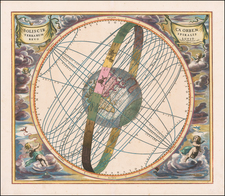 Eastern Hemisphere and Celestial Maps Map By Andreas Cellarius