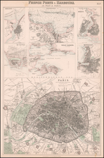 France and Paris and Île-de-France Map By Archibald Fullarton