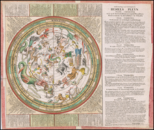 Celestial Maps Map By Claes Jansz Vooght