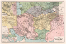 India, Central Asia & Caucasus and Persia & Iraq Map By W. H. Smith & Son.