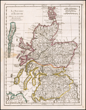 Scotland Map By Georges Louis Le Rouge