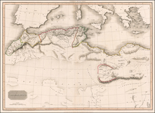 North Africa Map By John Pinkerton