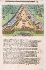 Florida and Southeast Map By Theodor De Bry