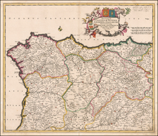 Spain Map By Frederick De Wit