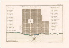 Jamaica Map By Jacques Nicolas Bellin