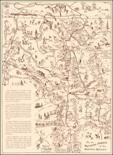 Montana and Pictorial Maps Map By John B. LaCasse