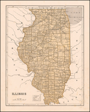 Midwest Map By Sidney Morse  &  Samuel Breese