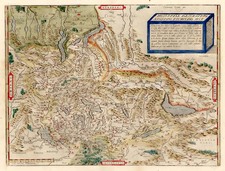 Europe and Switzerland Map By Abraham Ortelius