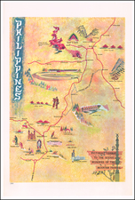 Philippines and Pictorial Maps Map By Bonnie S. Soriano