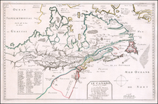 New England, Mid-Atlantic, Midwest and Canada Map By Pierre Du Val