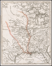 South, Louisiana, Texas, Midwest and Plains Map By Theophil Ehrmann