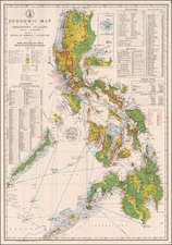 Philippines Map By Philippines Dept of Agriculture and Commerce 