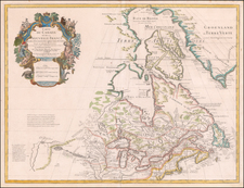 Midwest, Plains and Canada Map By Guillaume De L'Isle