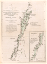 New England, Vermont and New York State Map By Robert Sayer  &  John Bennett