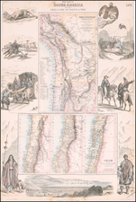 Chile, Paraguay & Bolivia and Peru & Ecuador Map By Archibald Fullarton & Co.