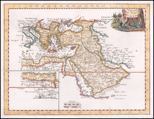 Turkey, Central Asia & Caucasus, Middle East, Arabian Peninsula and Turkey & Asia Minor Map By George Louis Le Rouge