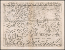 North Africa Map By Giacomo Gastaldi