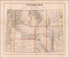 Wyoming Map By G.L. Holt