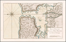 Hispaniola Map By Jacques Nicolas Bellin