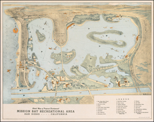 Pictorial Maps and San Diego Map By Frye & Smith