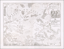 Russia Map By Joseph-Nicholas Delisle  &  Russian Academy of Sciences  &  Ivan Grimmel