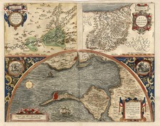 Spain Map By Abraham Ortelius