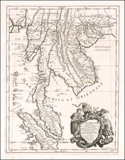 Penisola Dell India di la dal Gange Diusa ne i Regni, che in essasi contengono et accresciuta di varie notizie. Da Giacomo Cantelli da Vignola e conforme le Relationi di alcuni Padri della Compa di Giesu di Monsu Tavernier, Mandeslo e d`altri Illustri Viaggiatori del nostro Secolo . . . 1683 By Giacomo Giovanni Rossi - Giacomo Cantelli da Vignola