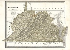 Southeast Map By Sidney Morse  &  Samuel Breese