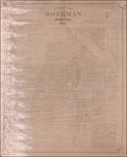 Montana Map By C. M. Thorpe