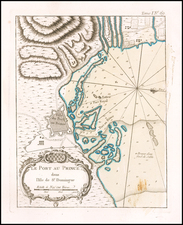 Hispaniola Map By Jacques Nicolas Bellin