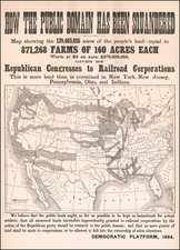 United States, Midwest, Plains and Rocky Mountains Map By Rand McNally & Company