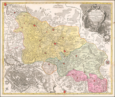 Poland and Czech Republic & Slovakia Map By Tobias Conrad Lotter