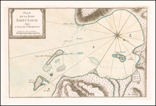 Hispaniola Map By Jacques Nicolas Bellin